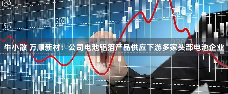 牛小散 万顺新材：公司电池铝箔产品供应下游多家头部电池企业