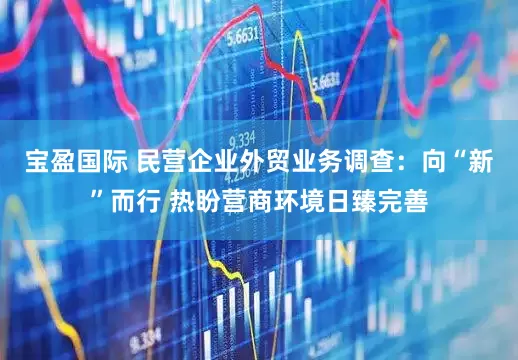 宝盈国际 民营企业外贸业务调查：向“新”而行 热盼营商环境日臻完善